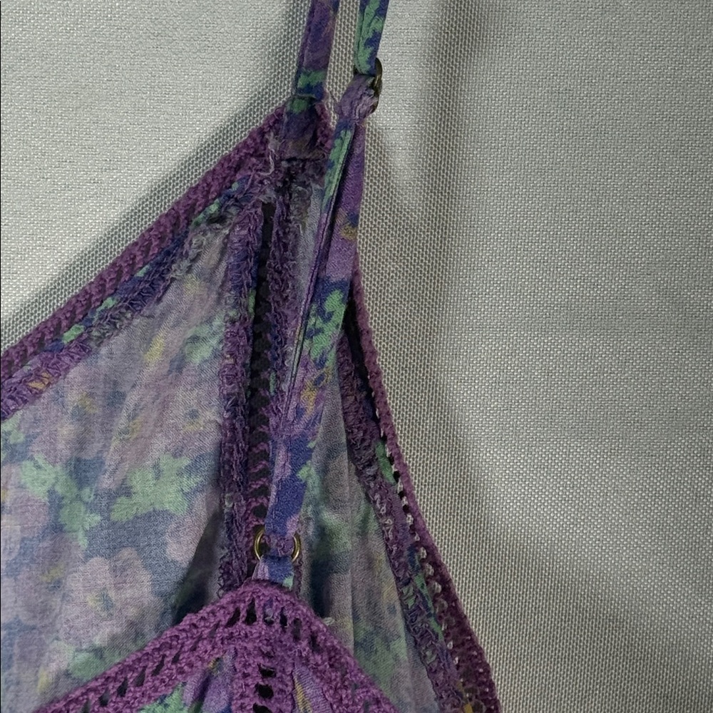 Vintage Spell Wildflower Mini Dress Size Medium - Picture 9 of 15